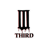 Third | Logo Drip Sticker
